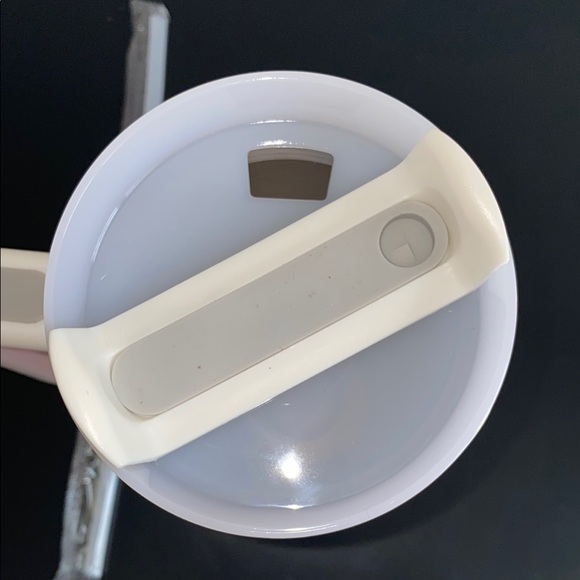 Dunkin Pink and Orange Insulated Travel Mug with Handle - Picture 7 of 7